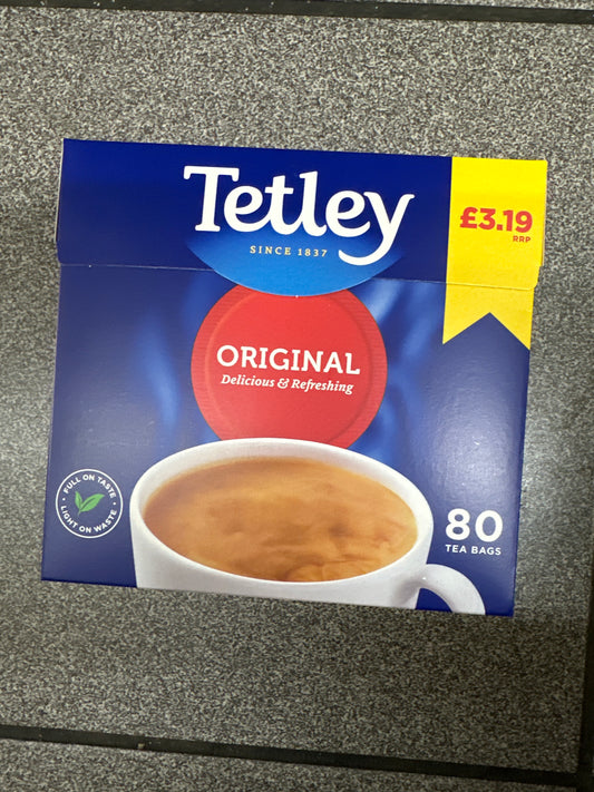 Tetley Tea 80 tea bags- Tetley - Freshco