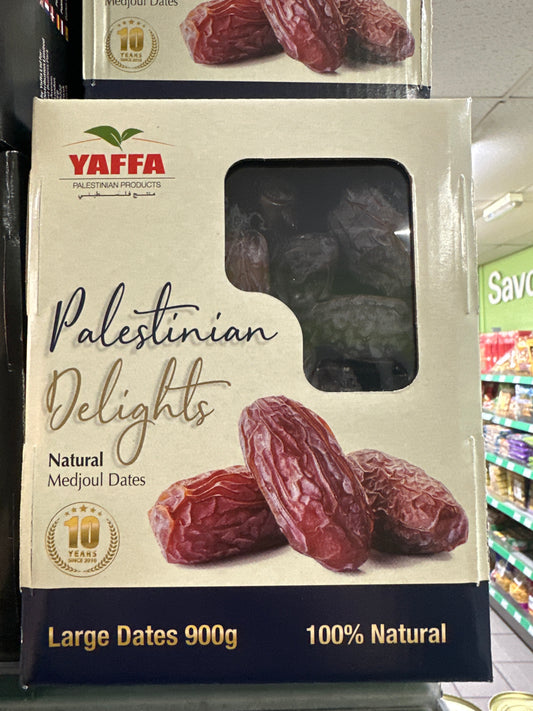 Palestinian Delight - Large- 900g - Natural Medjoul Dates
