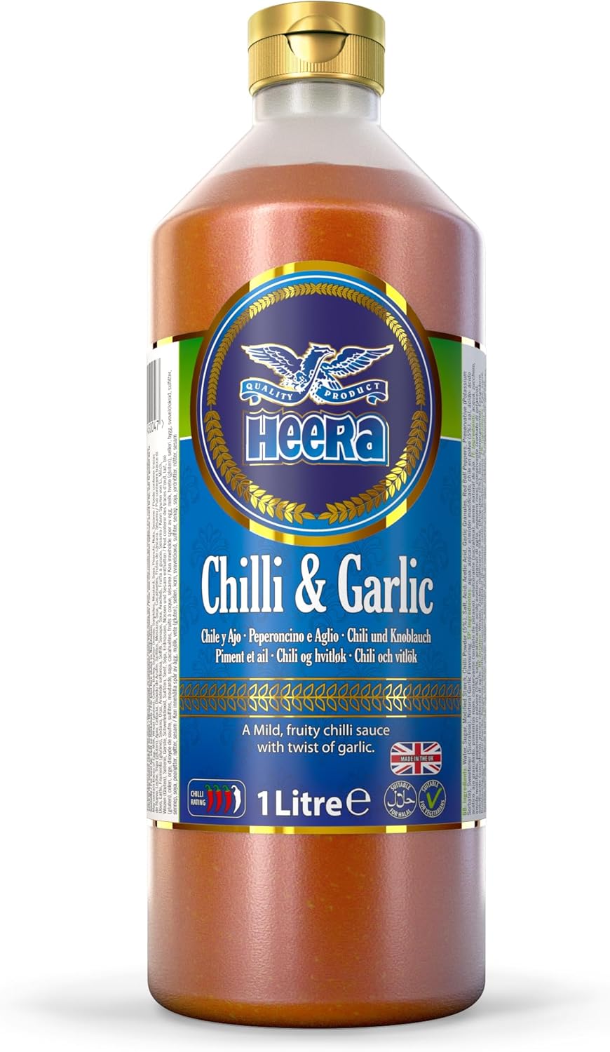 Heera Chilli & Garlic Sauce 1 Litre