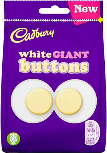 Cadbury White Buttons (80g)