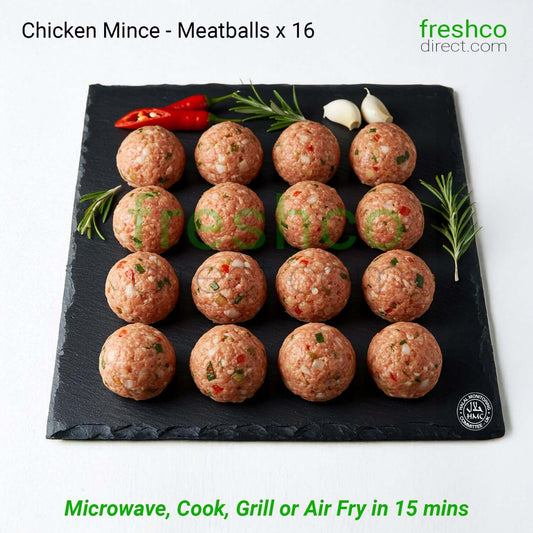Chicken Mince Meatballs - Handmade - Multi Packs - Freshco