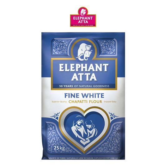 Elephant Atta White - 25kg - Freshco