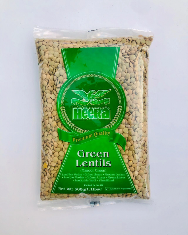 Heera Green Masoor Lentils 500g