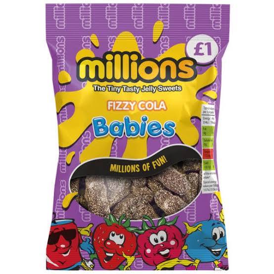 Millions Fizzy Cola Squash (120g)