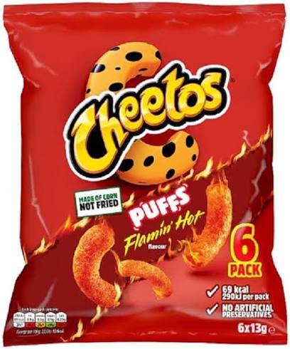 Cheetos Flaming Hot 6 Pack