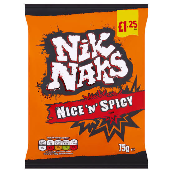 NIK NAKS Nice n Spicy 75g