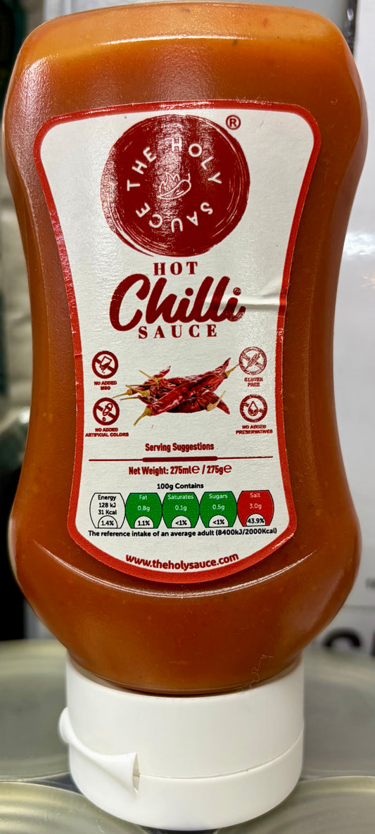 The Holy Sauce Hot Chilli Sauce 275g