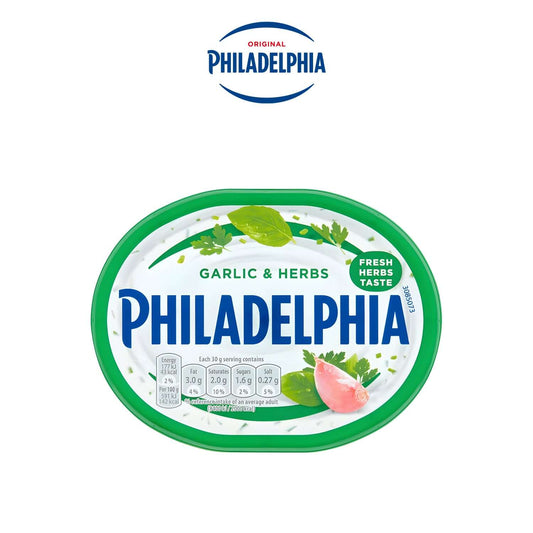 Philadelphia Garlic & Herb Soft Cheese 165g - Freshco