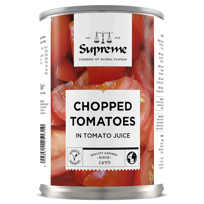 Supreme Chopped Tomatoes in Tomato Juice 400g