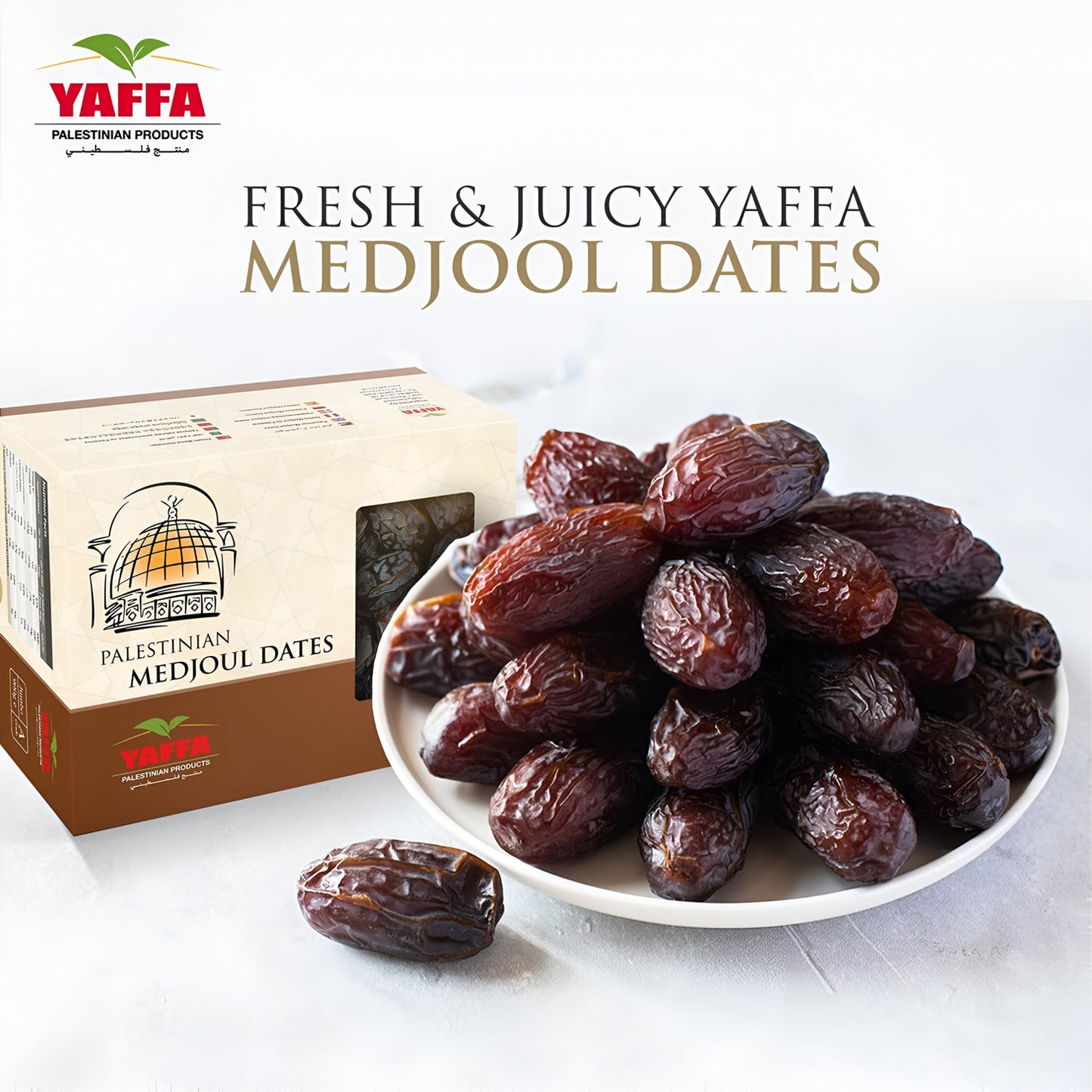 Yaffa Delicious and Juicy Jumbo Medjool Dates 500g - Yaffa - Freshco