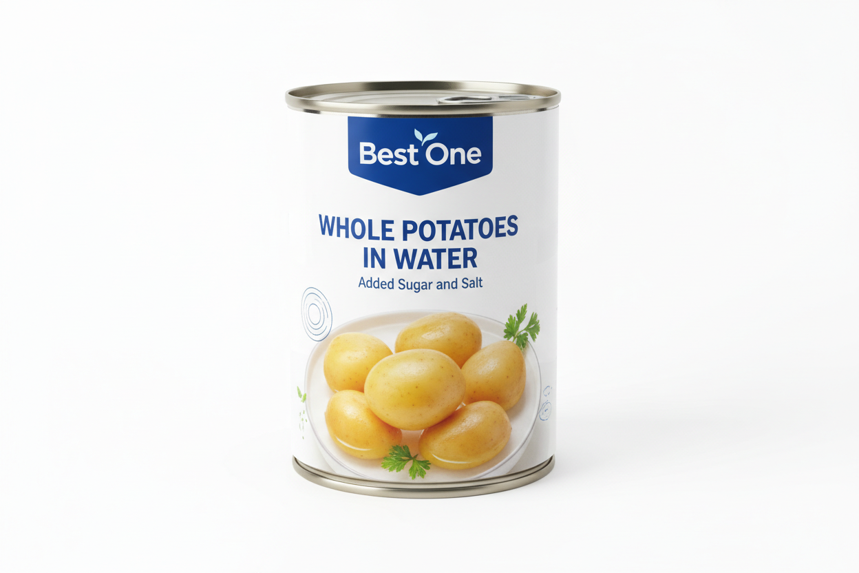 Best One- Whole Potatoes in Water with added sugar and salt 300 grams