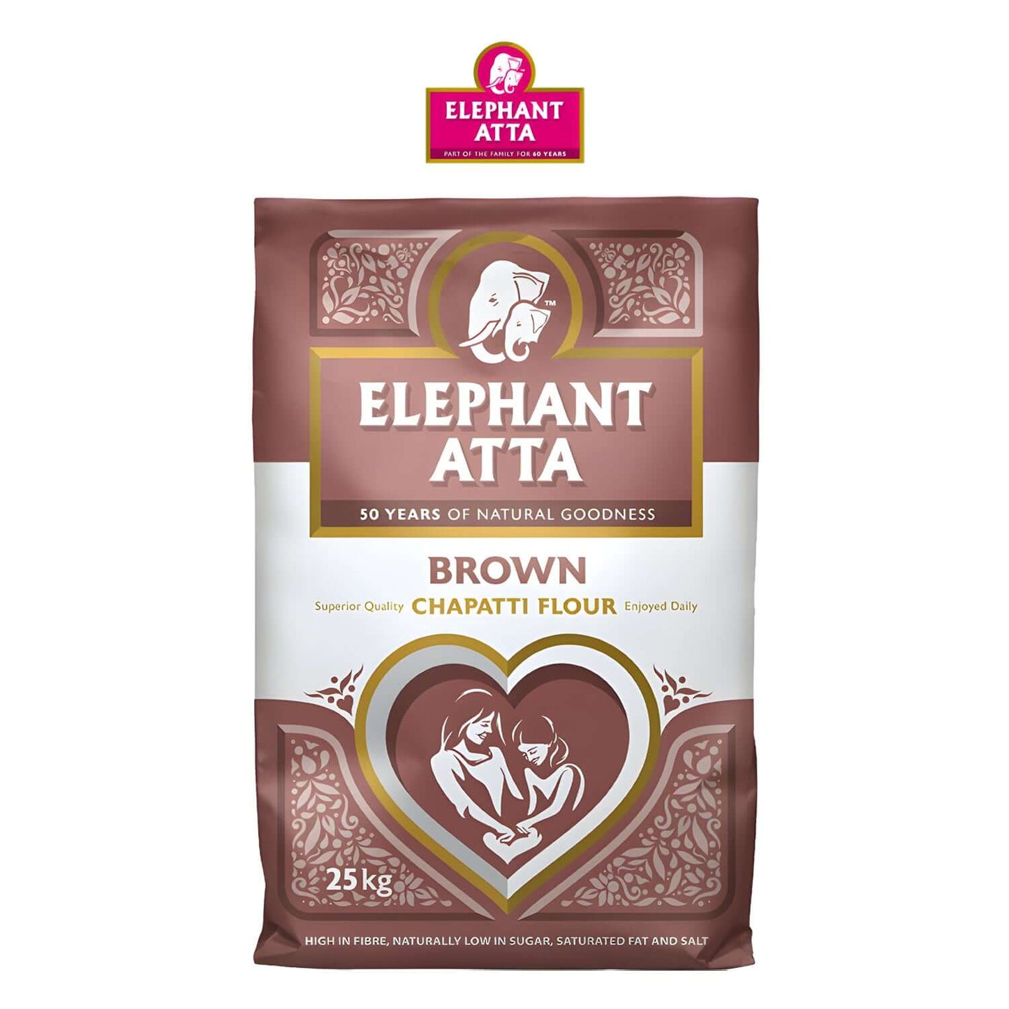 Elephant Atta Brown - 25kg - Freshco