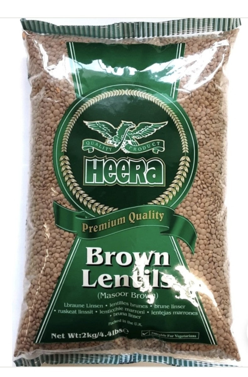 Heera Brown Lentils 2kg