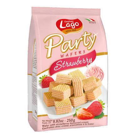 Gastone Lago Party Wafers Strawberry