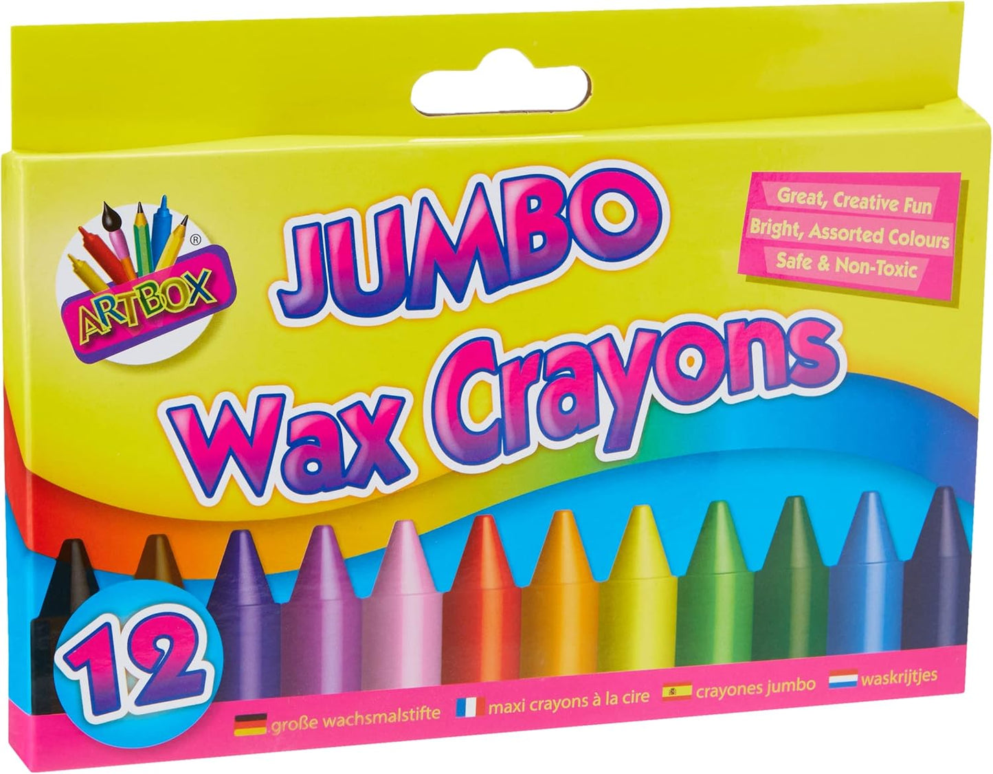 Artbox 12 Jumbo Wax Crayons