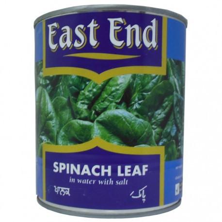 East End Spinach Leaf in Water 400g