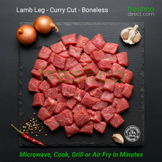 Lamb Leg Curry Cut - HMC Freshco Halal Meat - Freshco