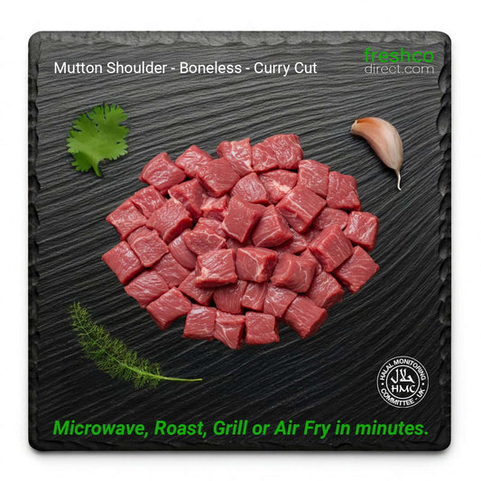 Mutton Shoulder - Curry Cut - HMC Freshco Halal Meat - Freshco