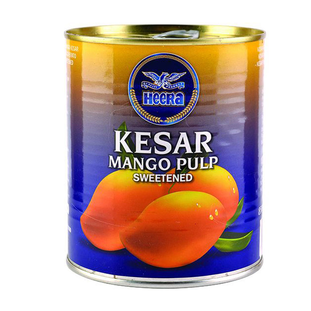 Heera Kesar Mango Pulp Sweetened 850g