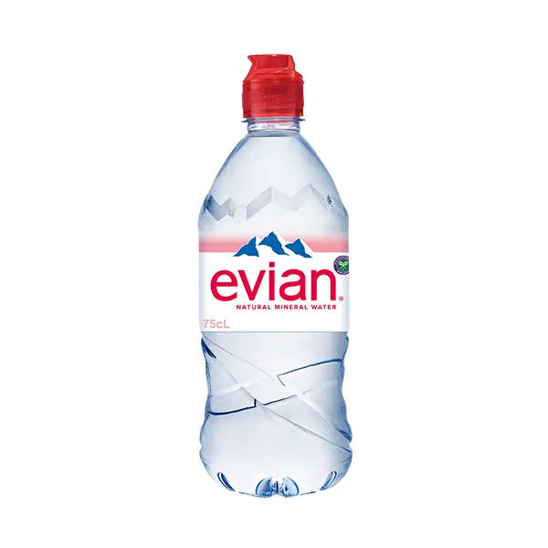 Evian Water  bottle
