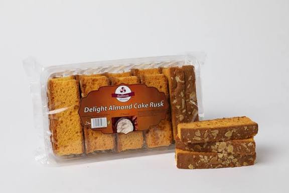 Saffron Pastries Almond Cake Rusk 12 Slices – Freshco Direct