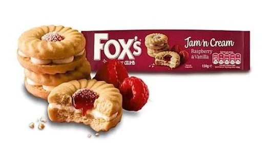 FOX’S Jam & Cream biscuits