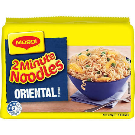 Maggi Chicken Noodles Pack Of 5 (370g) Two flavours
