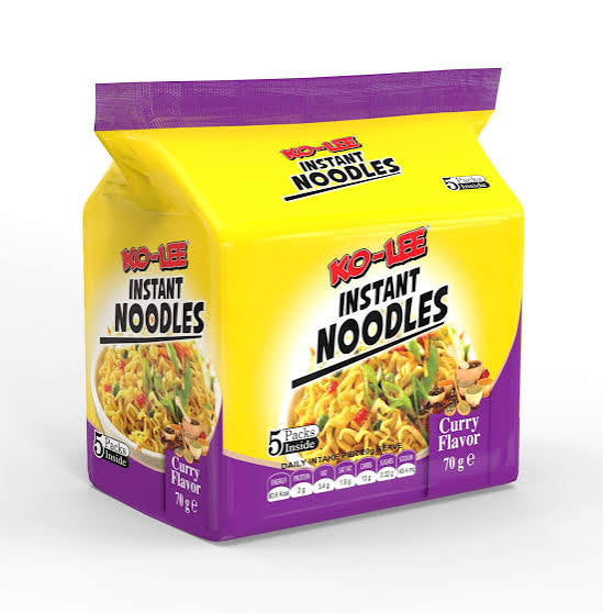 Ko-Lee Go Instant Noodles Two Flavours Pack Of 5