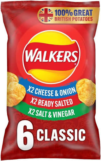 Walkers Variety 6 Pack