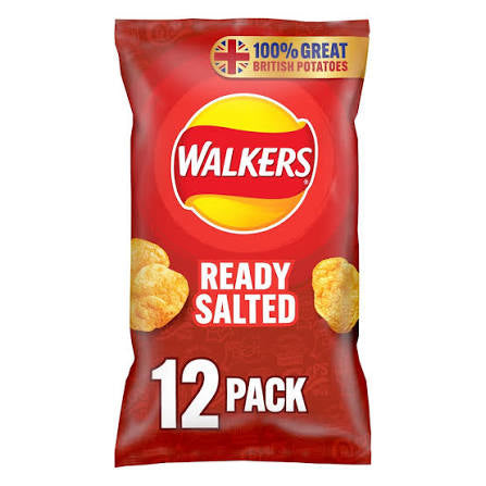 Walkers Ready Salted 12 Pack