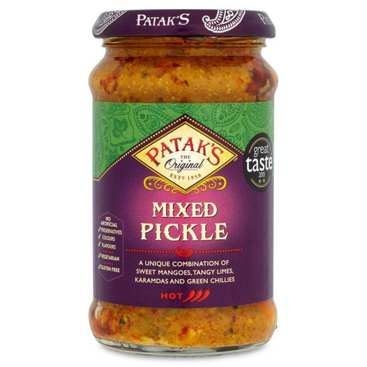 Pataks Mixed Pickle Hot 283g