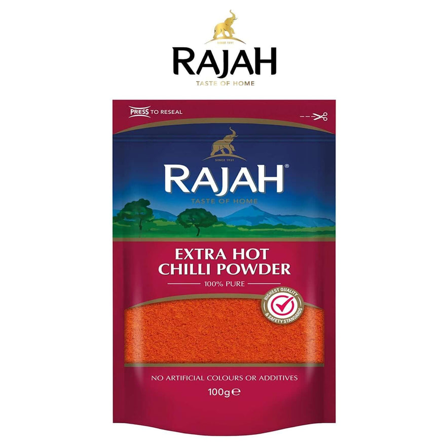 Extra Hot Chilli Powder 100g - Rajah - Rajah - Freshco