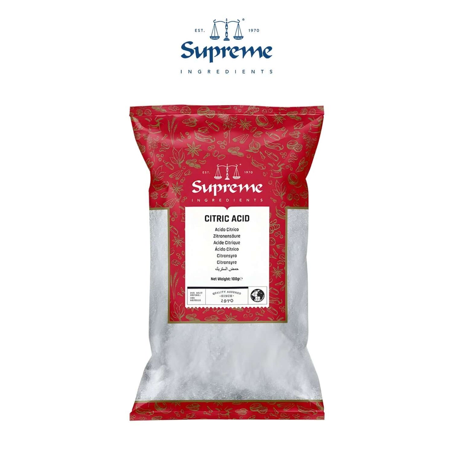 Supreme Citric Acid 100g - Freshco