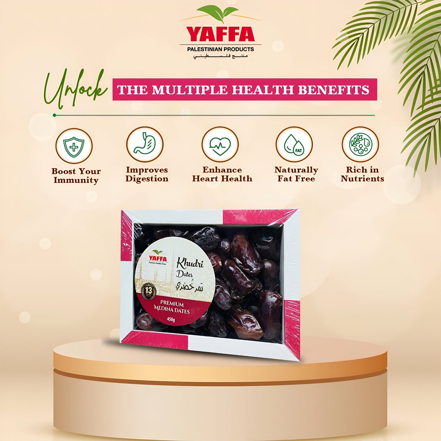 Khudri Dates 800g - Yaffa - Freshco