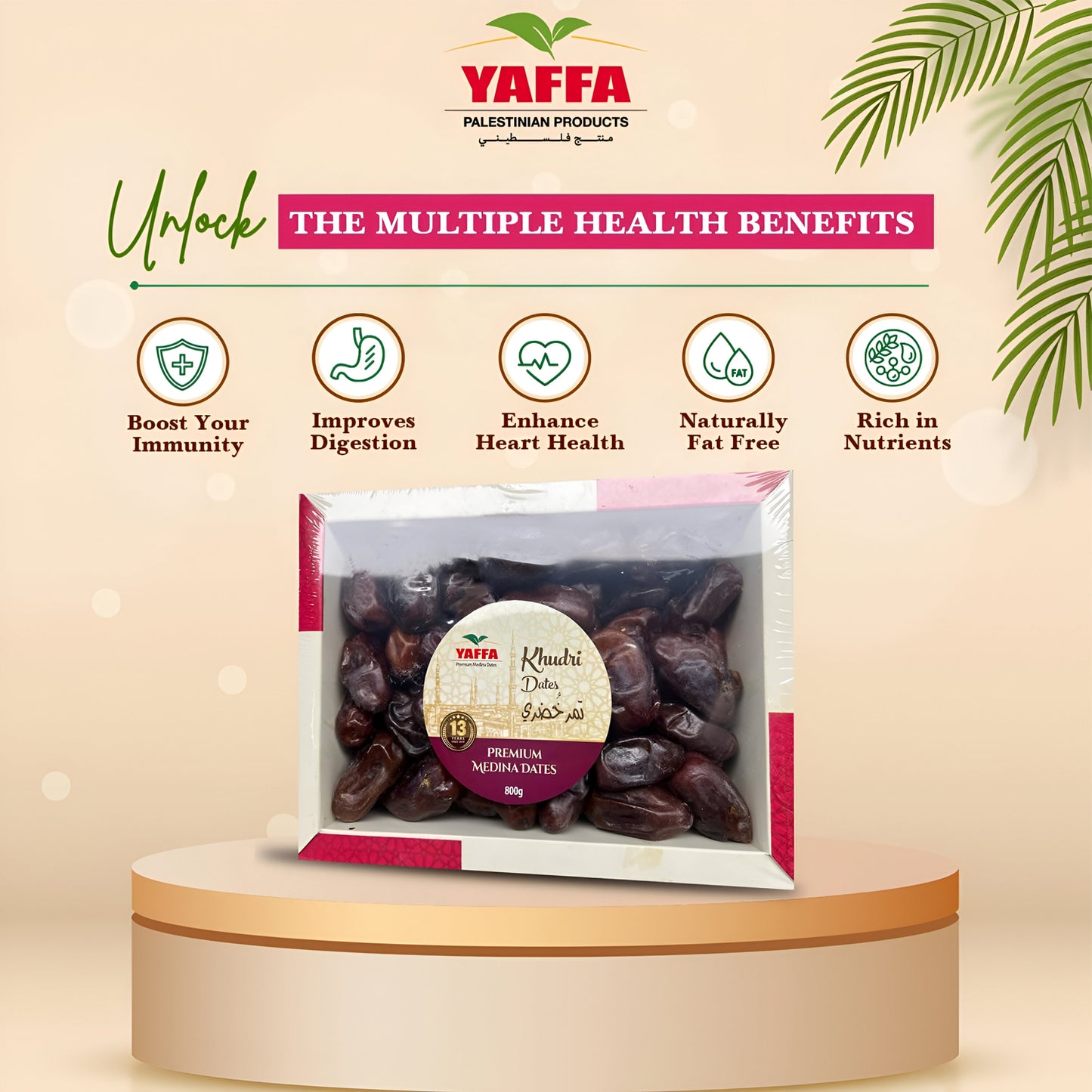 Khudri Dates 800g - Yaffa - Freshco