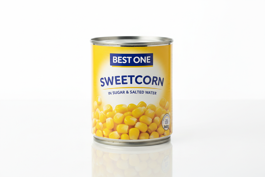 Best One- Sweetcorn in sugared and salted water 340 grams
