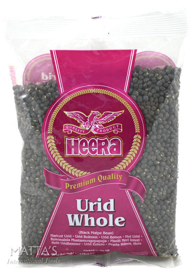 Heera Uris Whole (Black Mapte Beans) 500g
