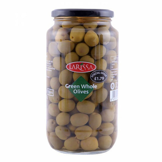 Larissa Whole Green Olives 935g