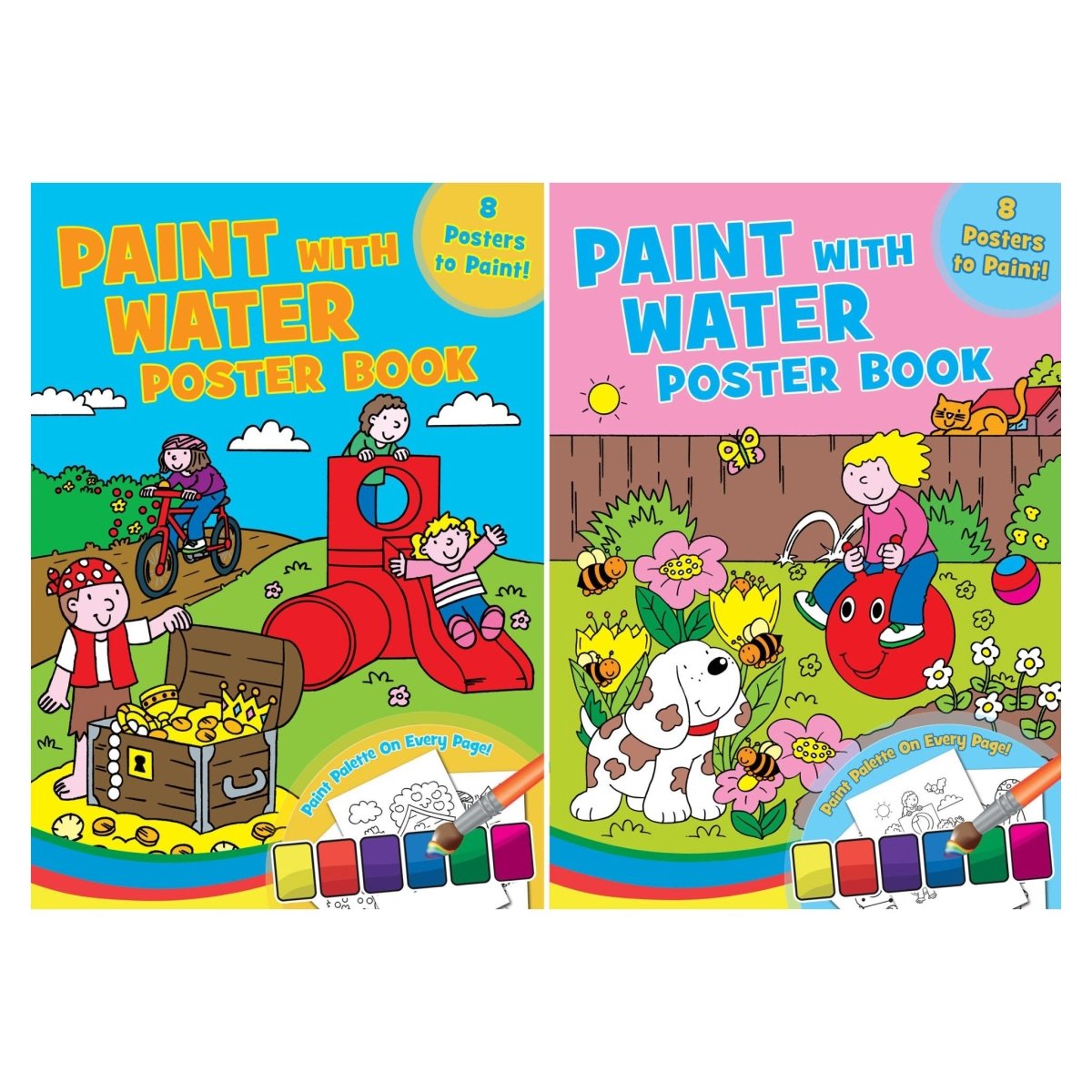 Paint with Water Poster Book