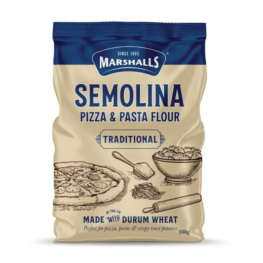 Marshall’s Semolina Pizza & Pasta Flour 500g