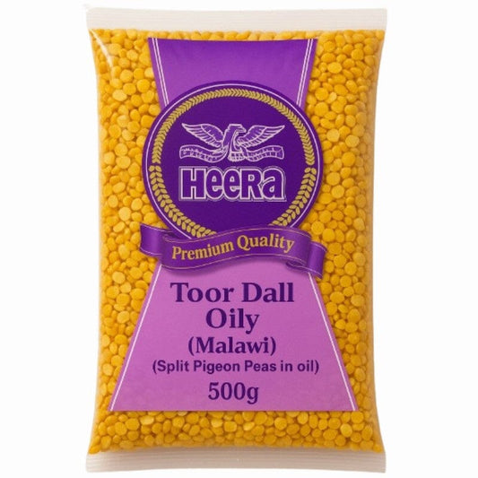 Heera Toor Daal Oily 500g
